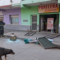 "Se quemó el rostro, manos, cabello y cuerpo": jujeño salvó a su local y ahora está grave