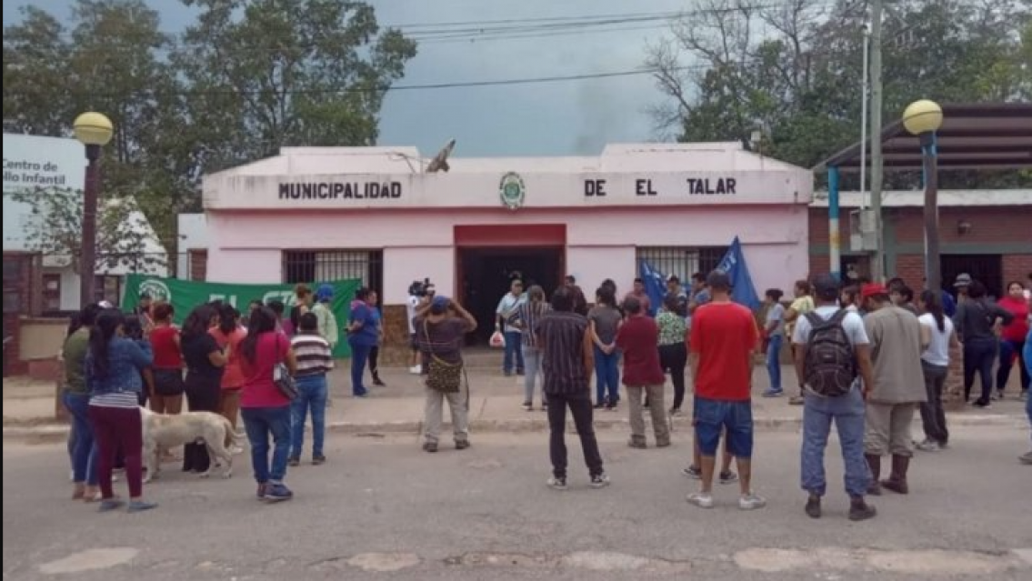 Municipales de El Talar cumplen cinco semanas de paro y siguen sin respuestas
