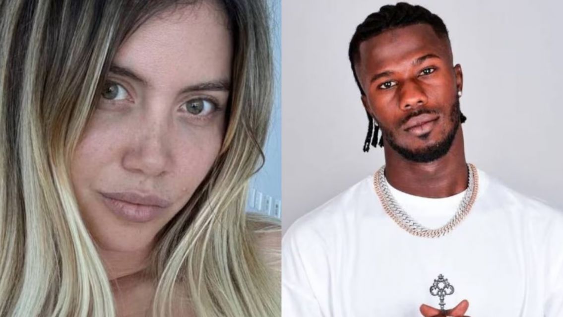 Ahora le tocó a Wanda Nara: filtraron sus fotos con Keita Baldé