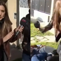 El pésimo momento que vivió la cronista de Telefe en pleno móvil en vivo