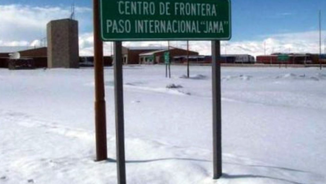 Restringen la circulaci�n en el Paso de Jama por el mal clima