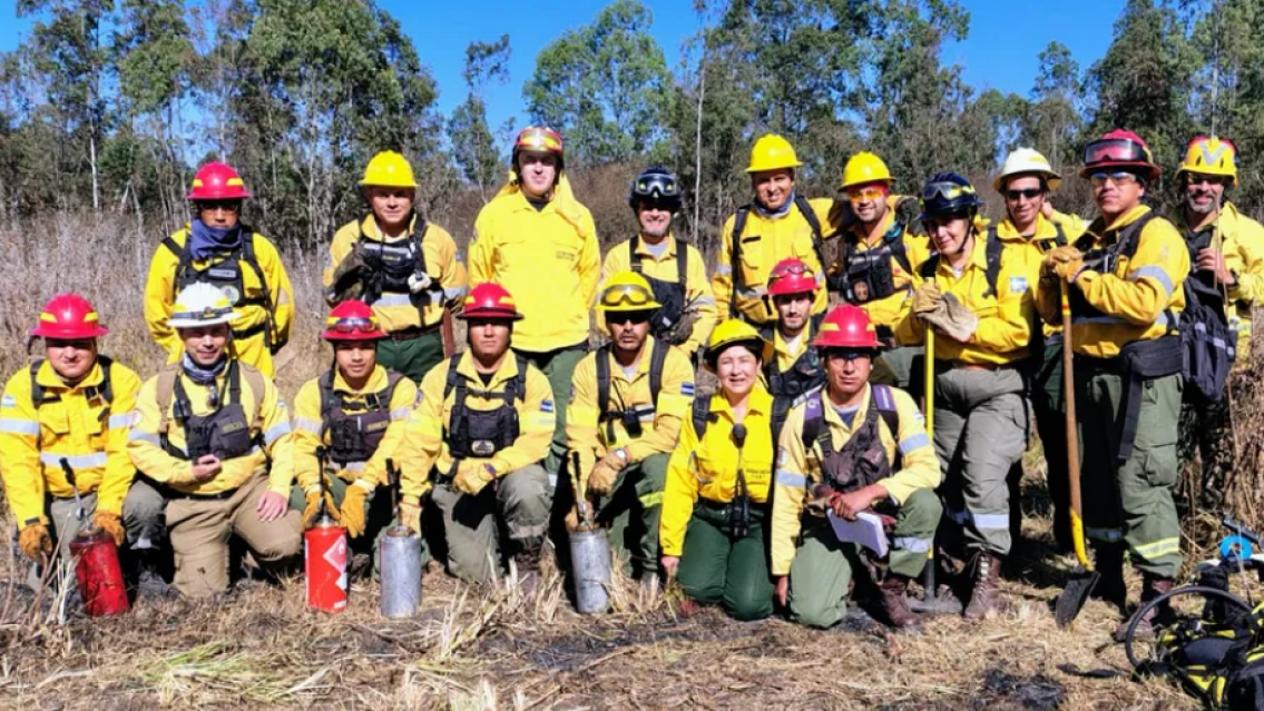 Se vienen los incendios en Jujuy: as� se preparan estos h�roes del fuego