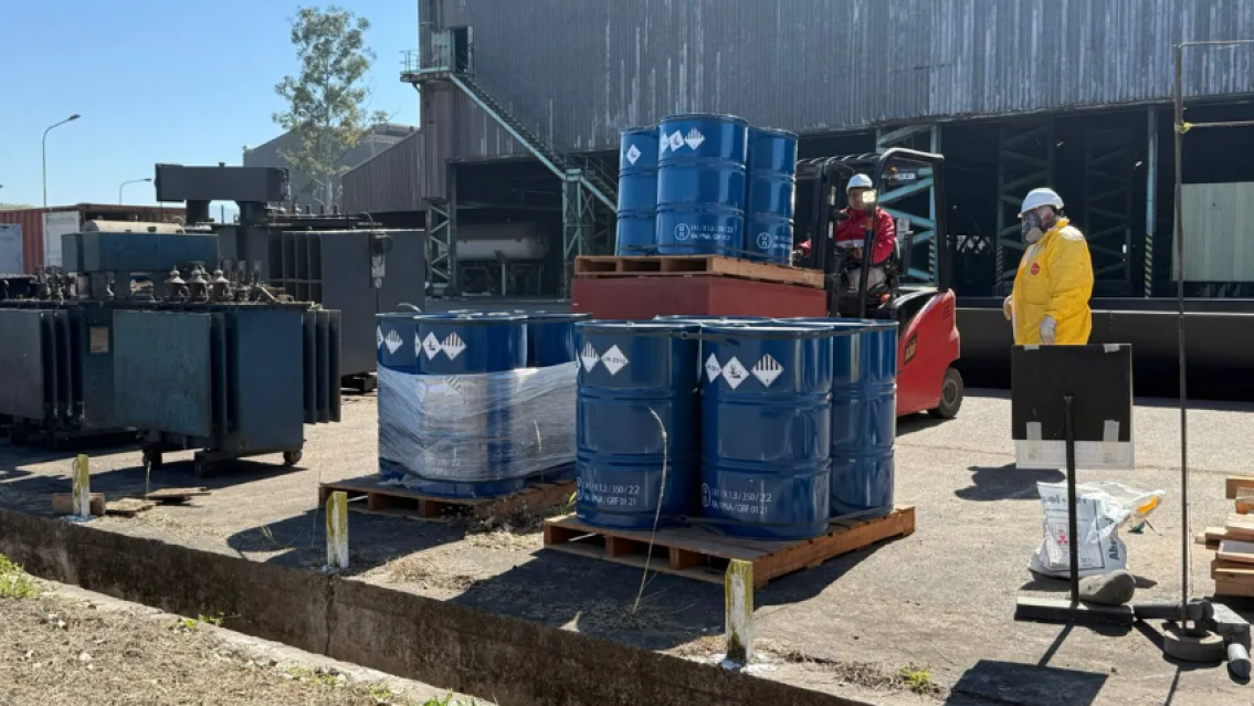 Retiran residuos de PCB de la provincia para su tratamiento seguro