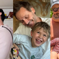 ¿Real o "para las cámaras"? Benjamín Vicuña con su hijo Amancio