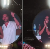 Coldplay salió de la vergüenza mundial mostrando a Messi y Anto en la "kiss cam"