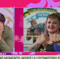 Hernán Drago lloró desconsolado por la muerte de su gran amiga "Locomotora" Oliveras