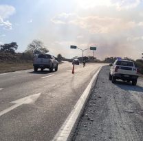 Corte total en la ruta 66 altura Perico