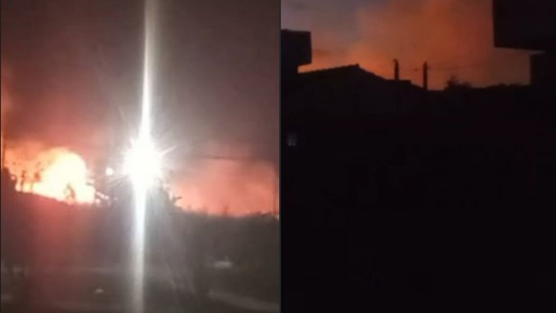 Llegó la noche pero los incendios siguen en Alto Comedero