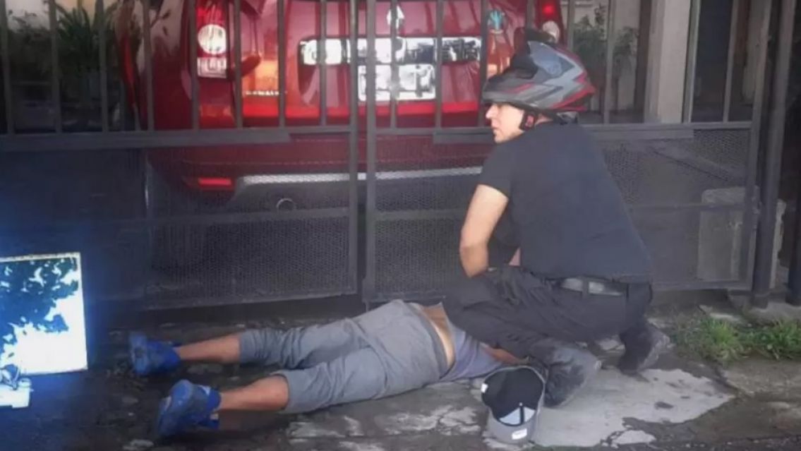 Delincuente juje�o fue detenido por la polic�a luego de robar varios comercios