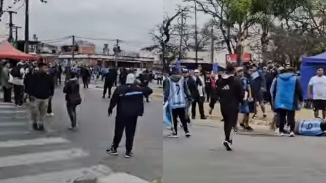 Hinchas del Lobo se agarraron entre ellos afuera del 23 de Agosto: así fueron los incidentes