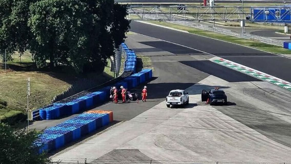  Se accident� Franco Colapinto: fue internado de urgencia