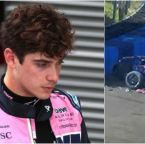 De mal en peor: Franco Colapinto choc&oacute; en una prueba