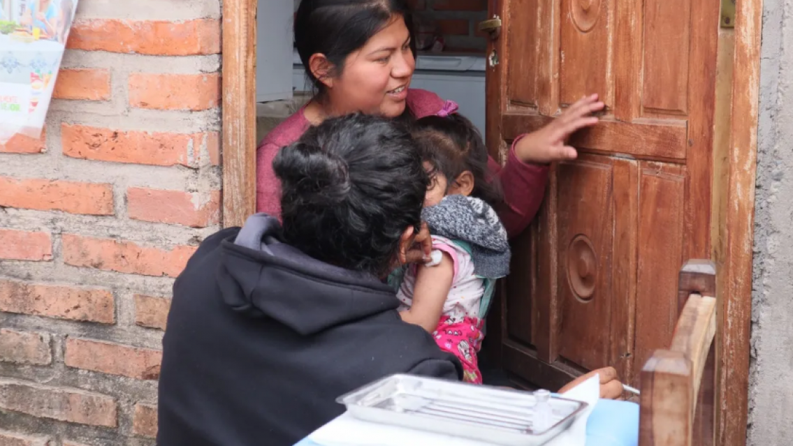 Jujuy refuerza la vacunación infantil contra el sarampión