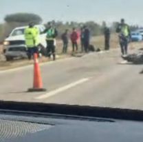 Brutal choque en la ruta camino al Aeropuerto Horacio Guzmán: Tránsito reducido