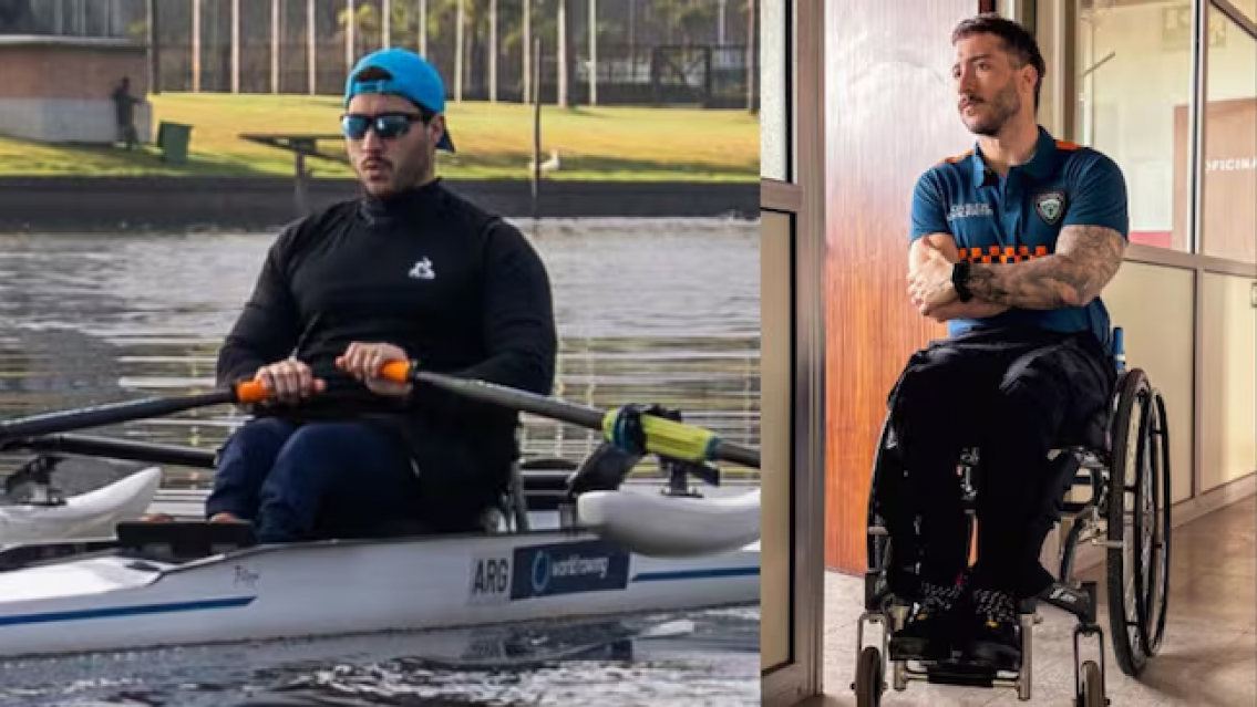 "Desearía que tuvieran mi vida": el remero paralímpico de la serie División Palermo