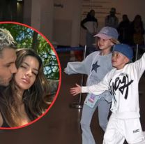 Los mandó solos: quién recibió a los hijos de la China Suárez que volvieron al país