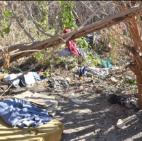 Así es "el basural", un lugar lleno de ropa al que sospechan que iba Matías Jurado