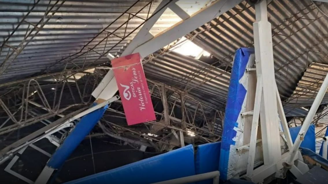 Se derrumbó el techo de un conocido club: suspendieron todas las actividades