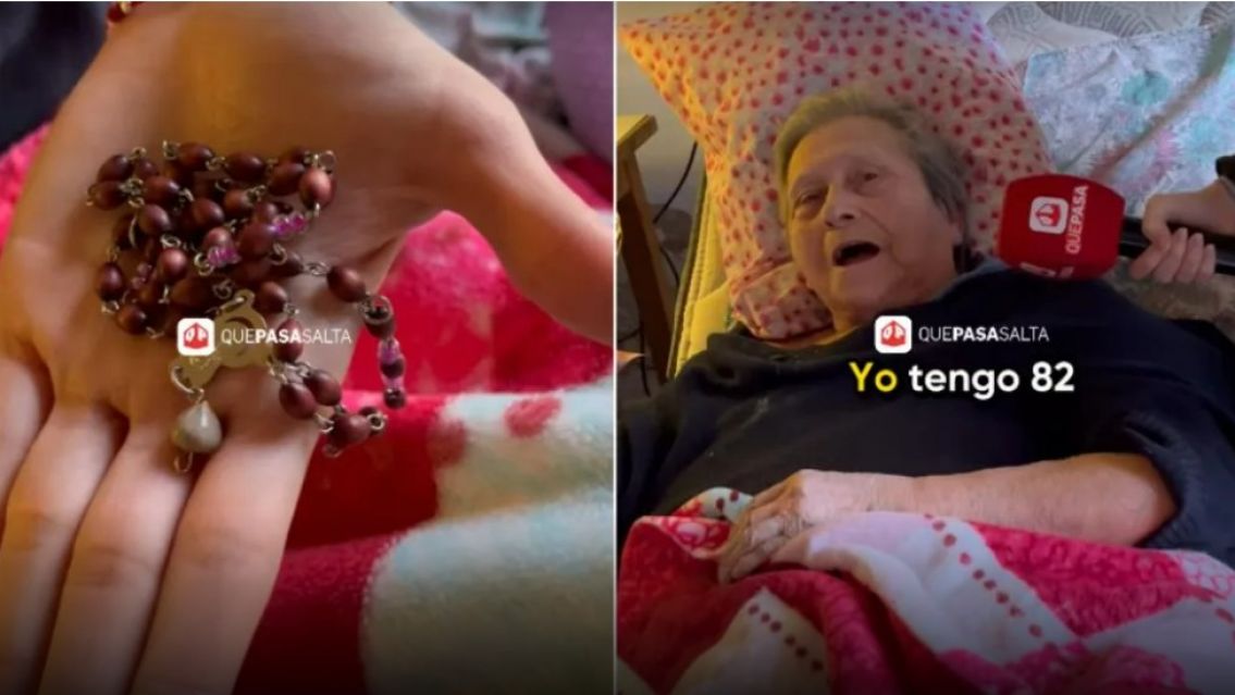 Abuelita de 82 a�os vende bijouterie para salir adelante: "Todav�a no bajo los brazos"