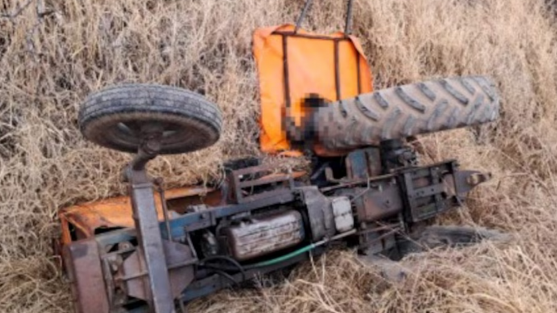 Norteño murió aplastado por su tractor mientras realizaba tareas agrícolas