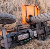 Norteño murió aplastado por su tractor mientras realizaba tareas agrícolas