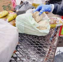 Aberrante: norte&ntilde;o vend&iacute;a milanesas de papel higi&eacute;nico en fiesta de la Virgen