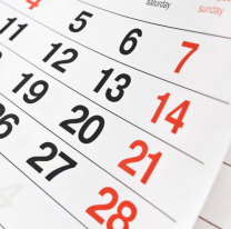 Cuenta regresiva hacia los últimos feriados del 2025: ¿Cuáles son?