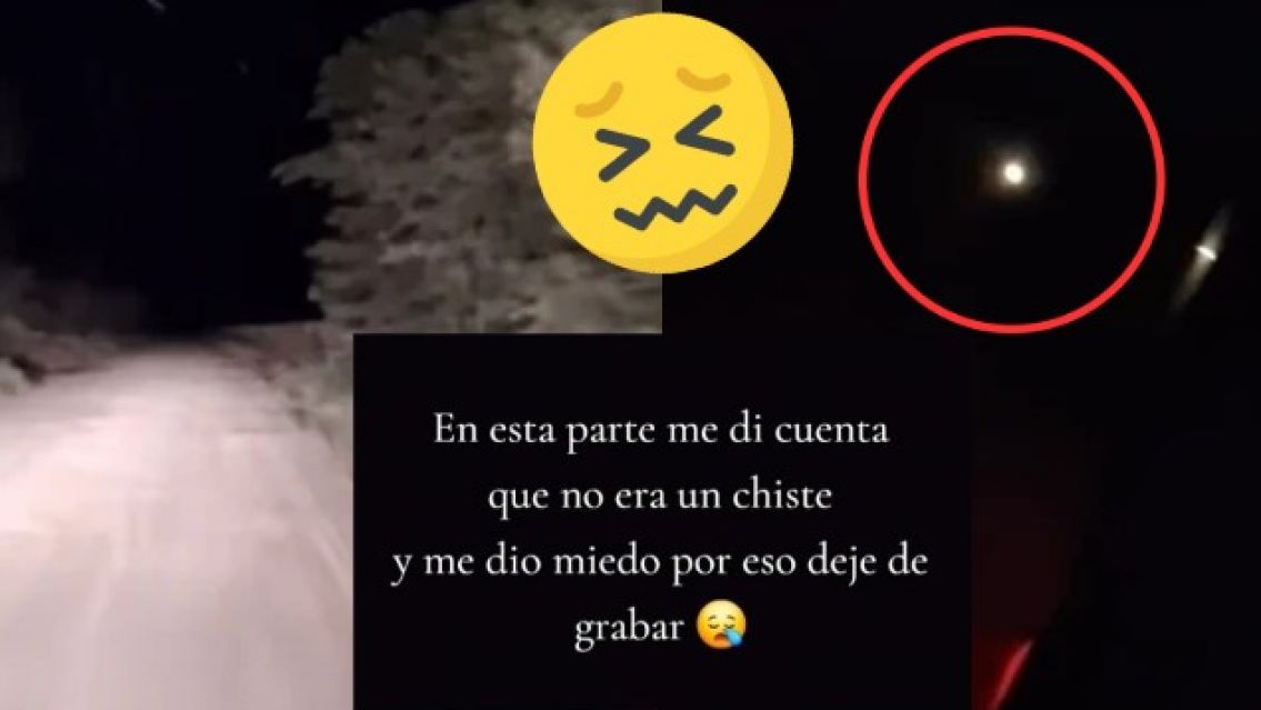 [VIDEO] Norte�as se encontraron con la "luz mala" en la ruta y las comenz� a seguir