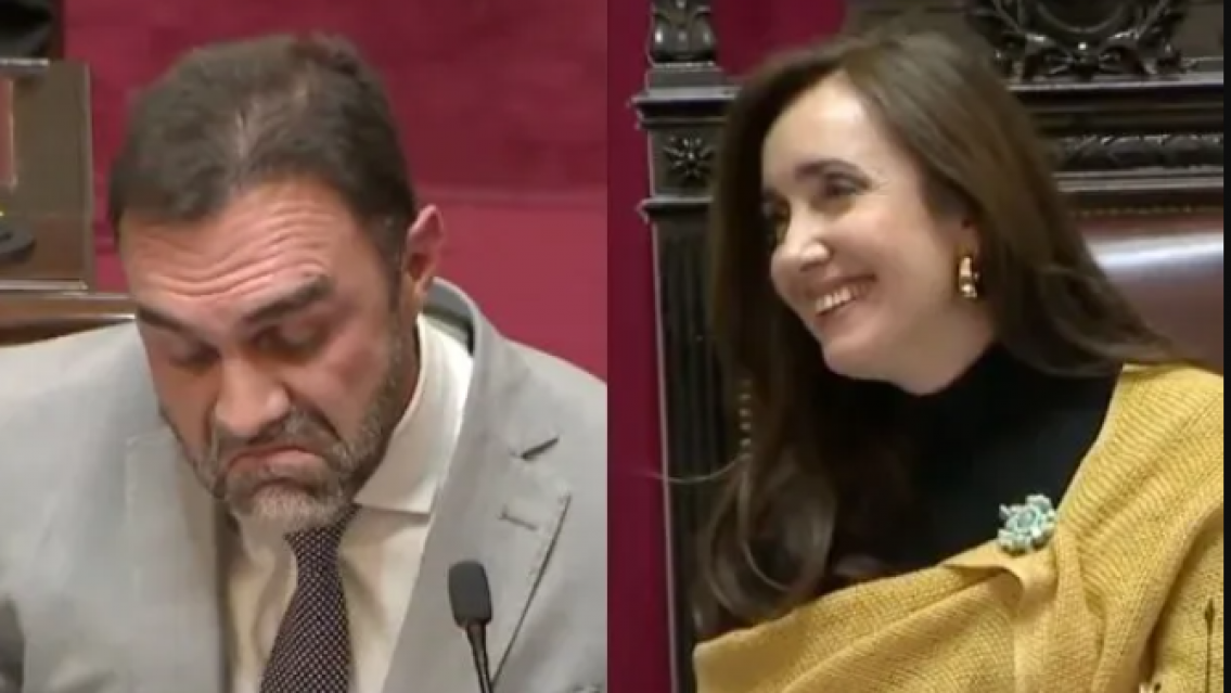 Ezequiel Atauche no pudo leer un n�mero en el Senado y fue el hazmerre�r hasta de Villarruel