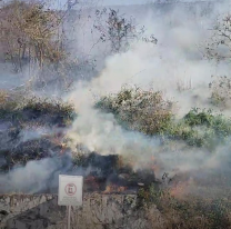 URGENTE: avanza el fuego cerca de la terminal