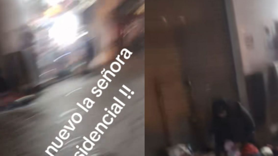 Se�ora sale a tirar agua por su balc�n y un juje�o enfureci�: "no es due�a de la vereda"