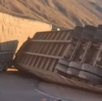 Choque entre dos camiones: podía haber muertos