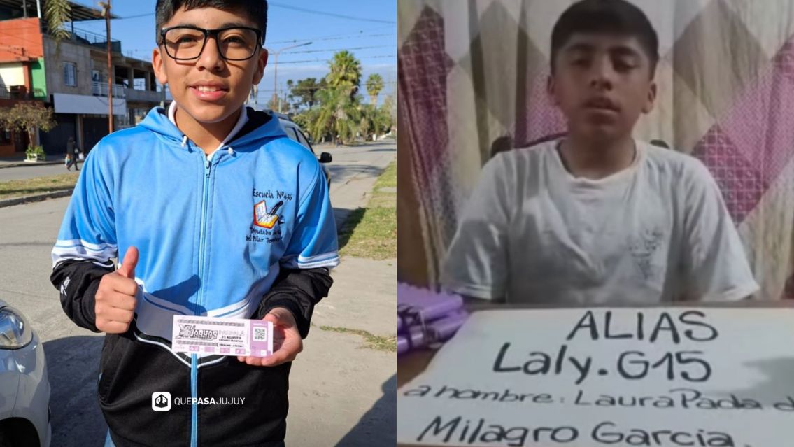 Que Pasa Jujuy le cumplió el sueño al nene fanático de Los Kjarkas