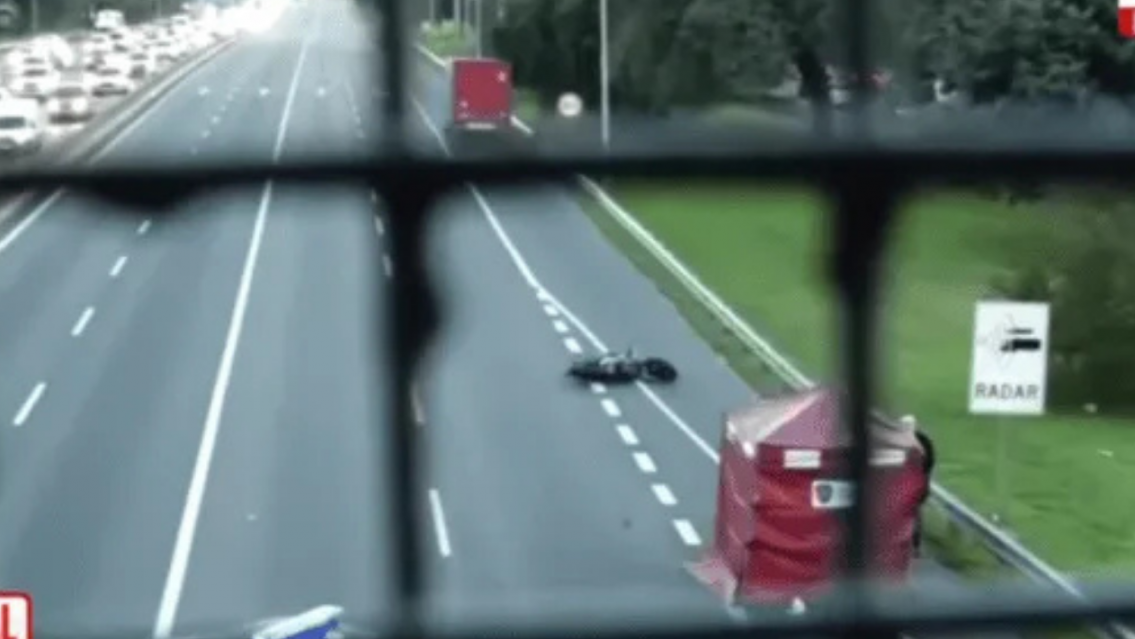 Choque fatal y caos: motociclista muri� tras chocar con un cami�n