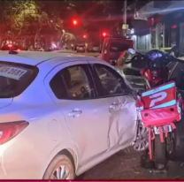 Conocida famosa chocó a una moto estacionada y quisieron extorsionarla