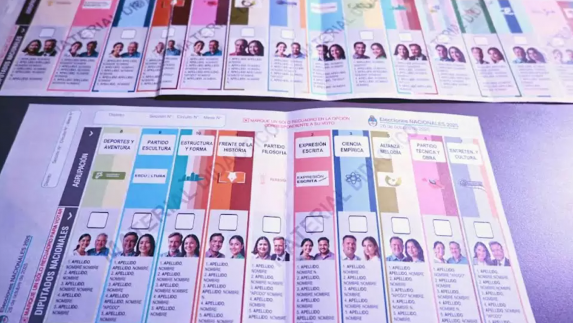Avanza el cronograma electoral: as� qued� el orden de los partidos en la boleta �nica