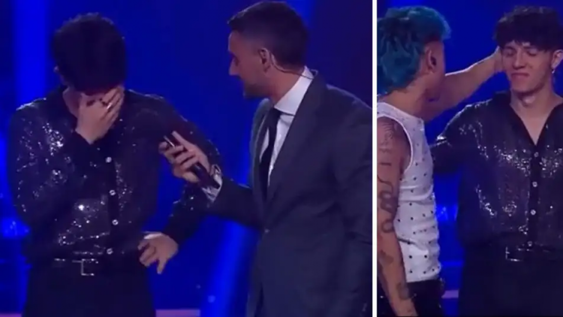 El tremendo gesto de LuckRa con un participante de La Voz al borde de irse