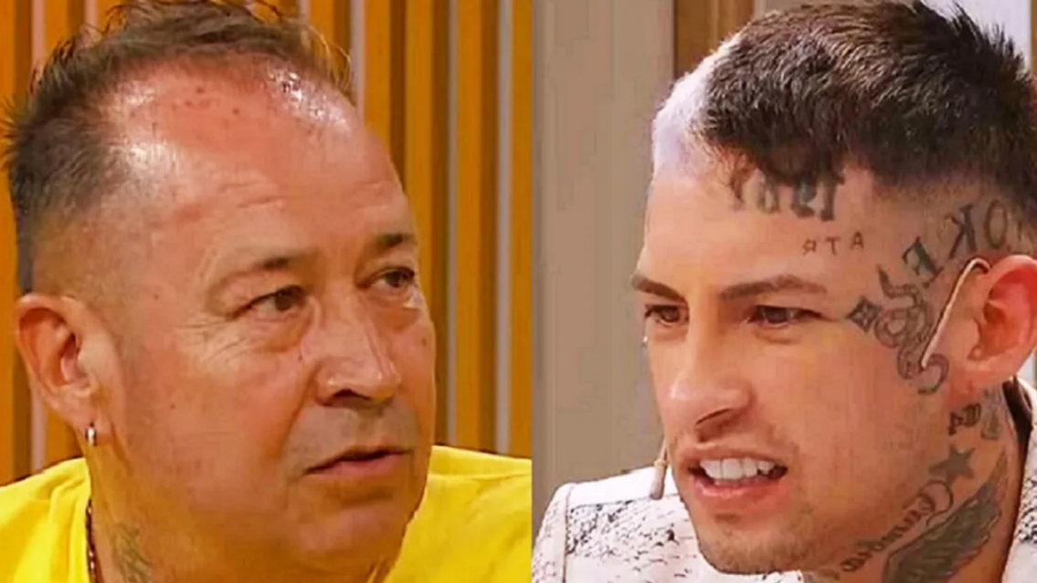 L-Gante recibió un duro golpe de su papá en vivo: "Aprovechan que está en..."