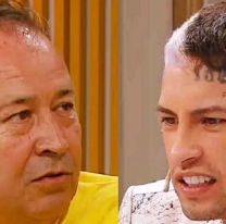 L-Gante recibió un duro golpe de su papá en vivo: "Aprovechan que está en..."