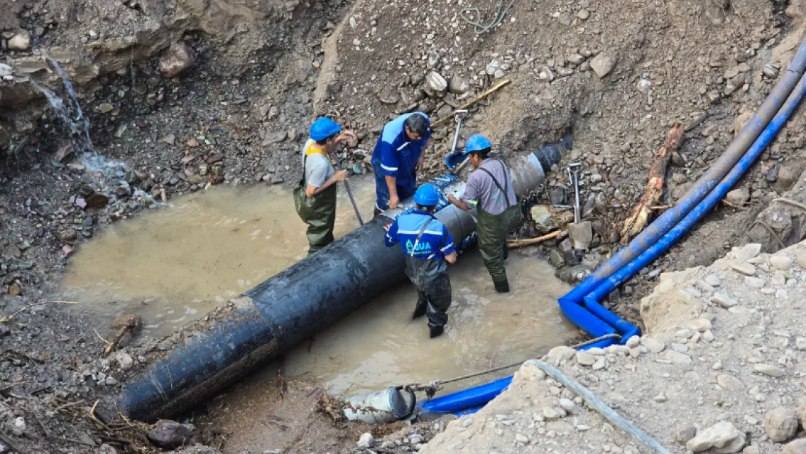 Restricci�n del servicio y baja presi�n por reparaci�n del acueducto 710