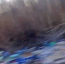 La colectora de la Ruta 66 está tapada de basura y nadie se hace cargo