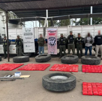 Camión venía cargado de "merluza": gendarmería vio que no era pescado y los detuvieron