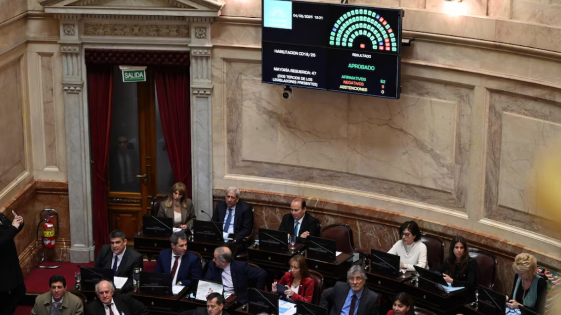 El Senado anula el veto de Milei y reactiva la ley de emergencia en discapacidad