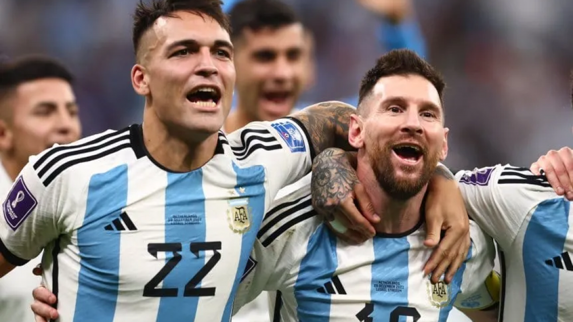 Doblete de Messi y un gol de Lautaro Martínez en la despedida del capitán