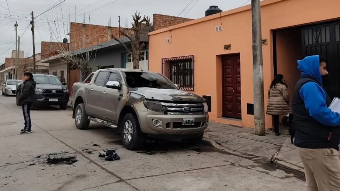 El concejal Walter Cardozo sufrió quemaduras tras el incendio de su vehículo