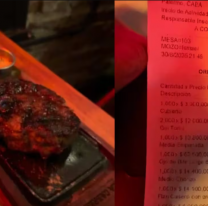 Fue a La Cabrera, pidió ojo de bife, gin tonic y flan: mostró todo lo que gastó