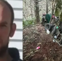 Horror: el trágico final de un papá prófugo que se robó a sus hijos y vivió 4 años en un bosque