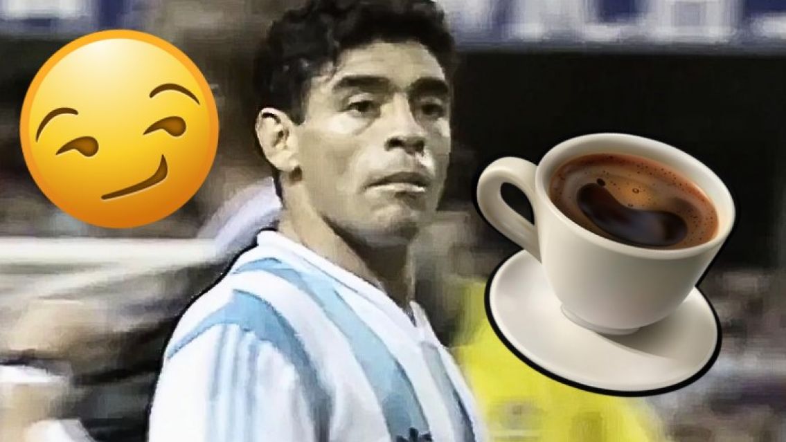 ¿Qué tenía el "café veloz" que hacía correr más rápido a Maradona en los 90?