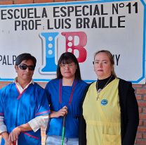 La Escuela Luis Braille lanza una campaña para concientizar sobre el bastón verde