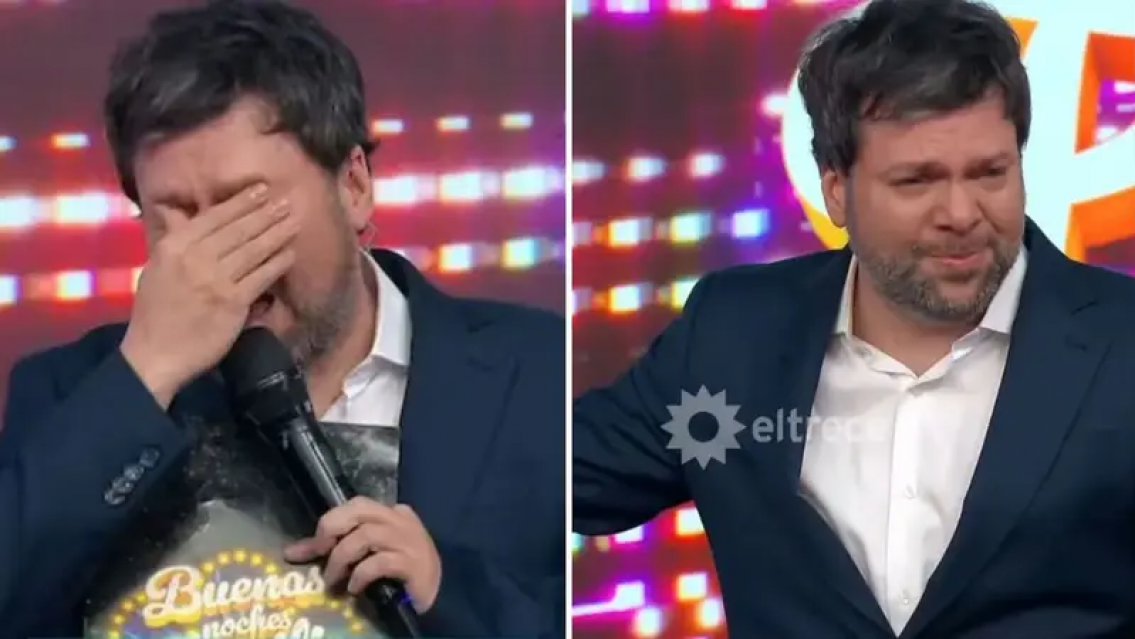 Otra vez Guido Kaczka se puso a llorar en su programa, no podían calmarlo